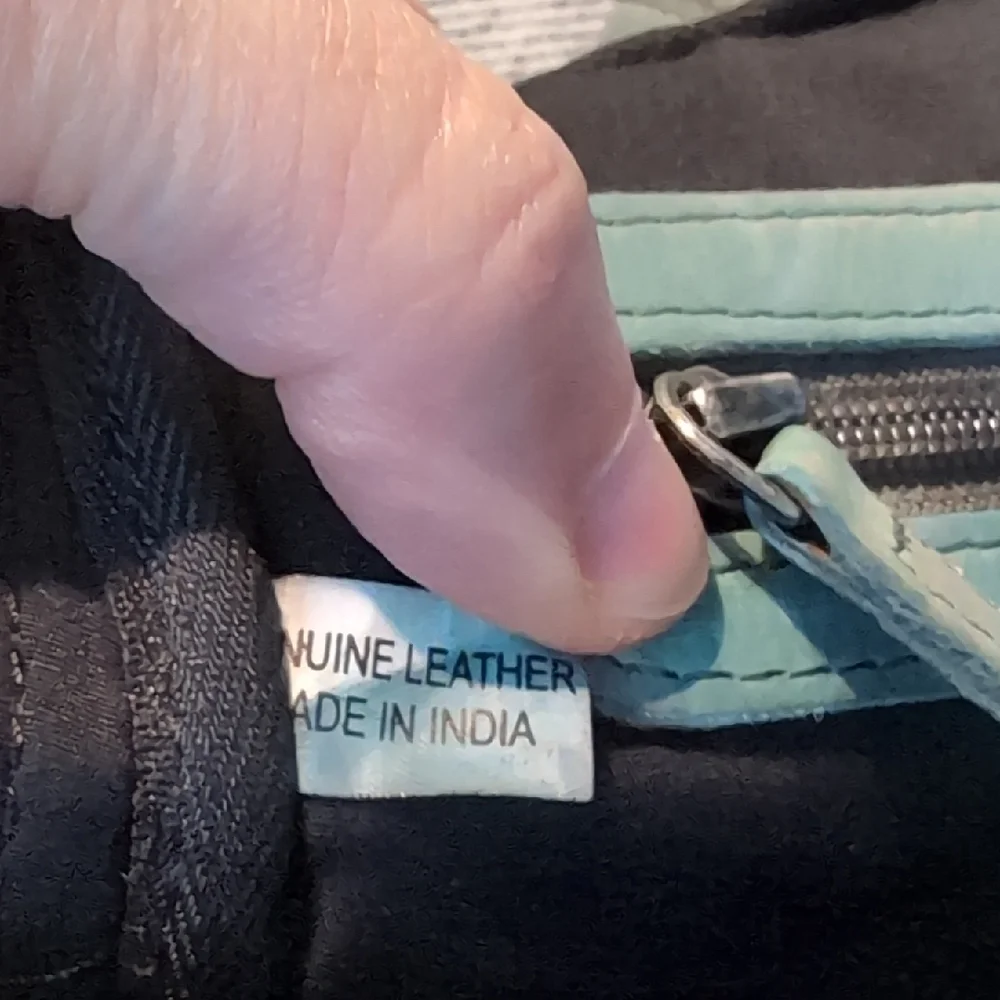 Genuine Leather Slate Color Backpack - Picture 4 of 4